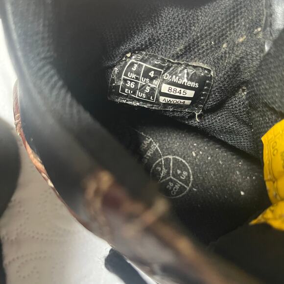 Dr Martens Vintage Steel Toe Industrial High Top Work Boots Size M 4 / W 5 - Picture 6 of 13